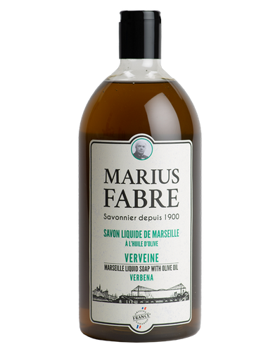 [24-0043VD] Savon Liquide de Marseille Verveine MARIUS FABRE - 1L