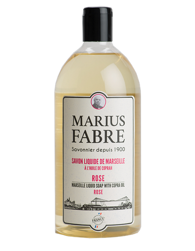 [24-0043VH] Savon Liquide de Marseille Rose MARIUS FABRE - 1L