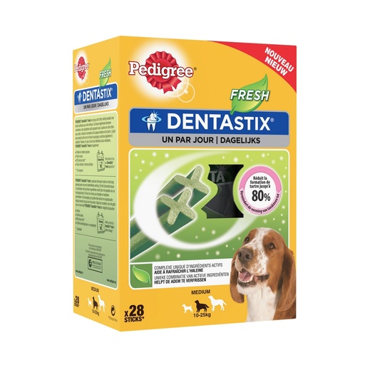[2P-0001L9] Dentastix fresh chiens moyens 28 Sticks  PEDIGREE®