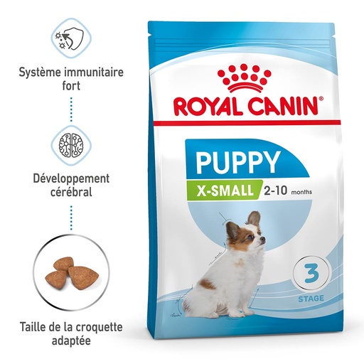 [2N-000ZTX] Croquettes Chiot 2-10 mois X-small ROYAL CANIN - 1.5kg