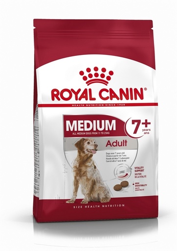 [2N-000ZV9] Croquettes Chien adulte medium 7+ ROYAL CANIN - 4kg