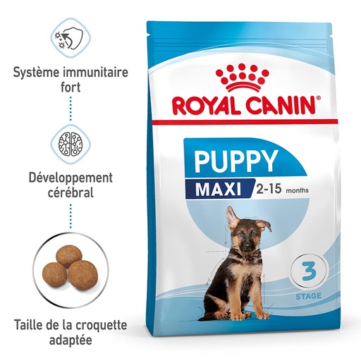 [2N-000ZVD] Croquettes Chiot maxi ROYAL CANIN - 4kg