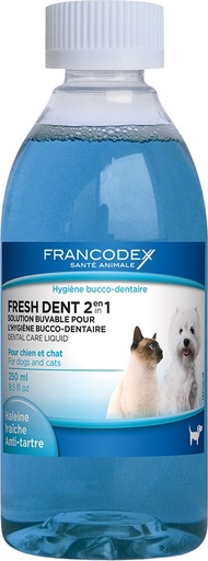 [2S-0012TG] Fresh dent chien et chat FRANCODEX - 250ml