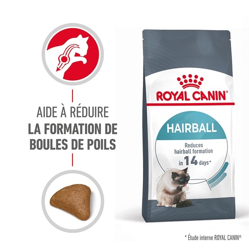 [2G-0014R3] Croquettes Chat Adulte 'Hairball Care' ROYAL CANIN - 400g