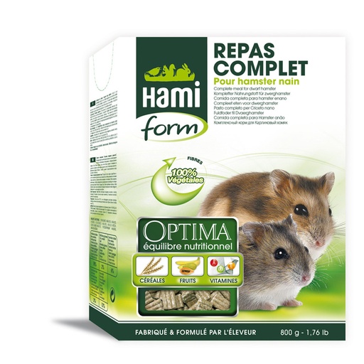 [1S-0016CU] Repas spécial hamster nain HAMI FORM - 800g