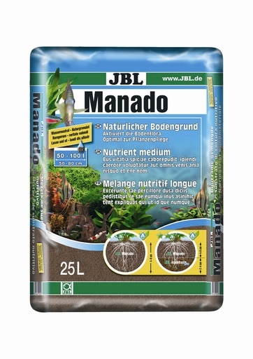 [1X-0018G3] Substrat pour aquarium Manado  JBL - 25L