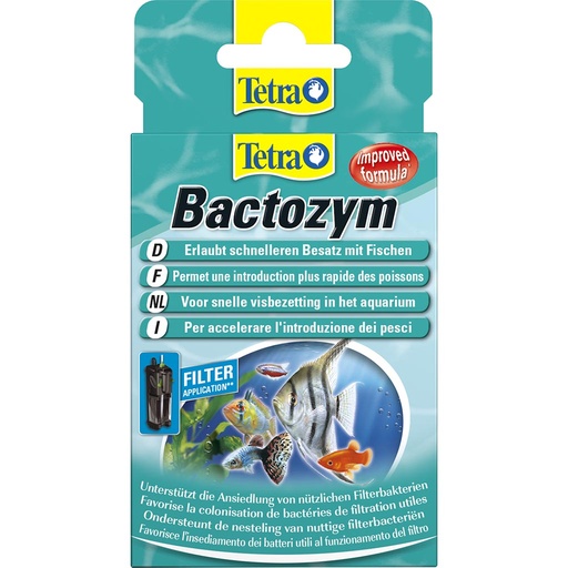 [1Y-00194C] Bactéries pour aquarium bactozym TETRA