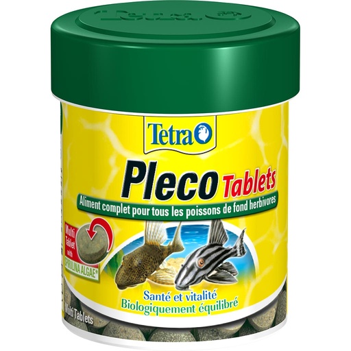 [7-0019NT] Aliment poisson Tetra plecomin TETRA - 120 tablettes