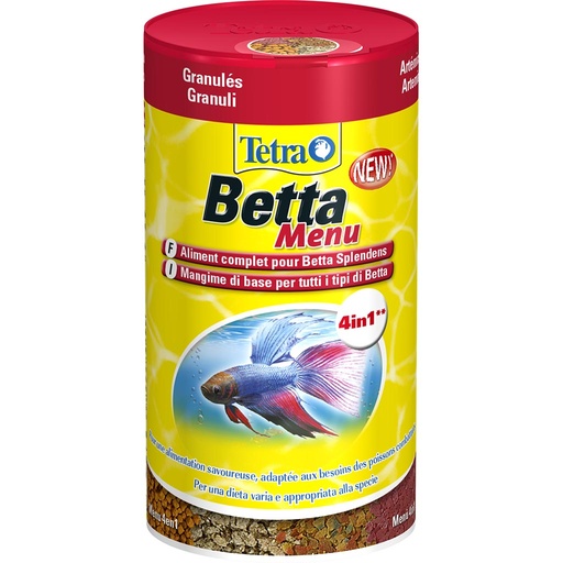 [7-0019OE] Aliment poisson Tetra betta menu TETRA - 100ml