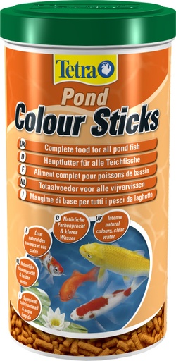 Tetra Pond Koï Mini Sticks Aliment complet pour petite carpe Koï