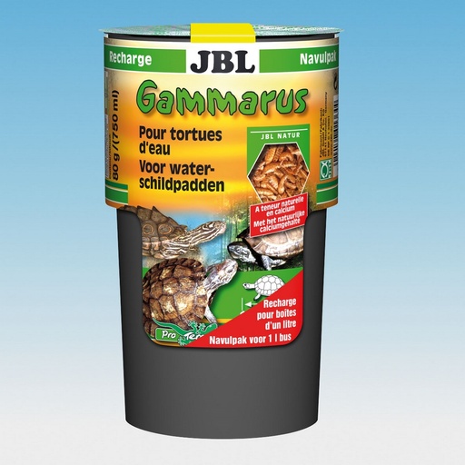 [20-001ADH] Recharge Aliment naturel pour tortues aquatiques Gammarus JBL - 80g