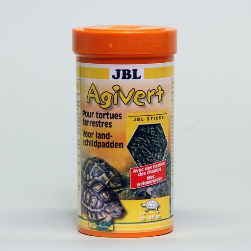 [20-001ADY] Bâtonnets alimentaires pour tortues terrestres Agivert JBL - 250ml