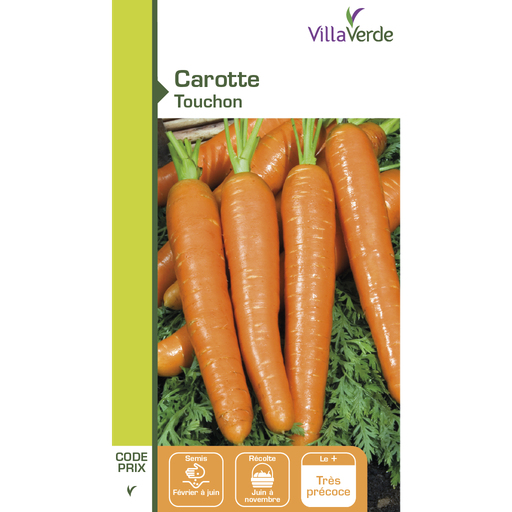 [48-001N5U] Graines de carotte touchon VILLAVERDE
