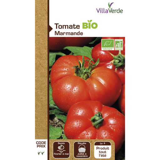 [48-001N9Z] Graines de tomate marmande bio VILLAVERDE