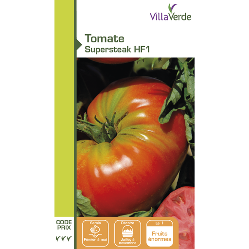 [48-001NA6] Graines de tomate supersteak hybride f1 VILLAVERDE