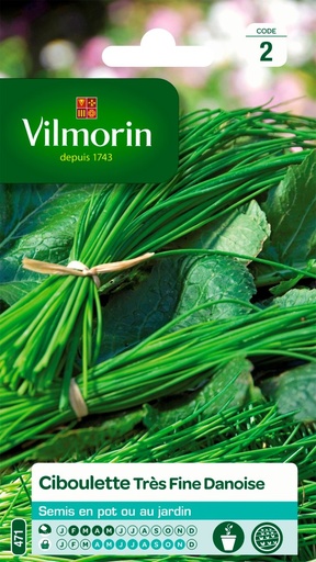 [48-001NJM] Graines de ciboulette très fine danoise VILMORIN