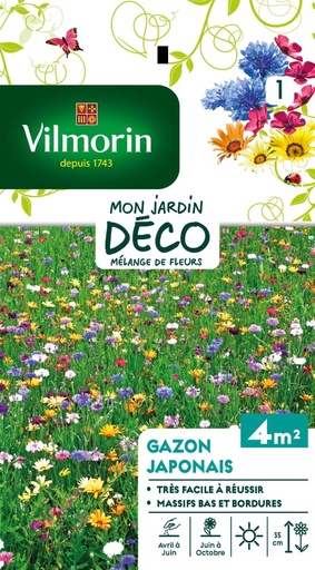 [3B-001OUS] Mélange de fleurs VILMORIN - Gazon Japonais - 400²