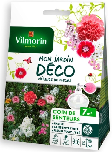 [3B-001OV0] Mélange de fleurs VILMORIN - Coin Senteur - 7 M²