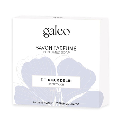 [24-003R3U] Savon parfumé douceur de lin GALEO - 100gr