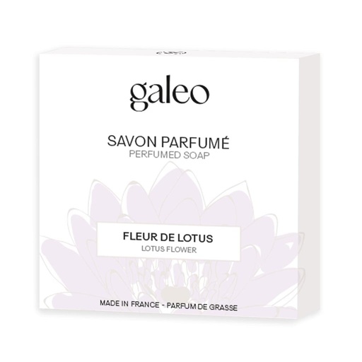 [24-003R3V] Savon parfumé fleur de lotus GALEO - 100gr