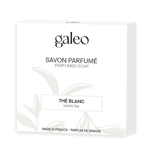 [24-003R43] Savon parfumé thé blanc GALEO - 100gr