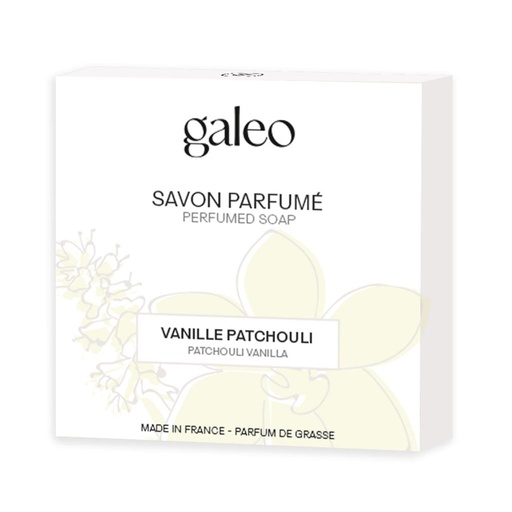 [24-001DOJ] Savon parfumé vanille patchouli GALEO - 100gr