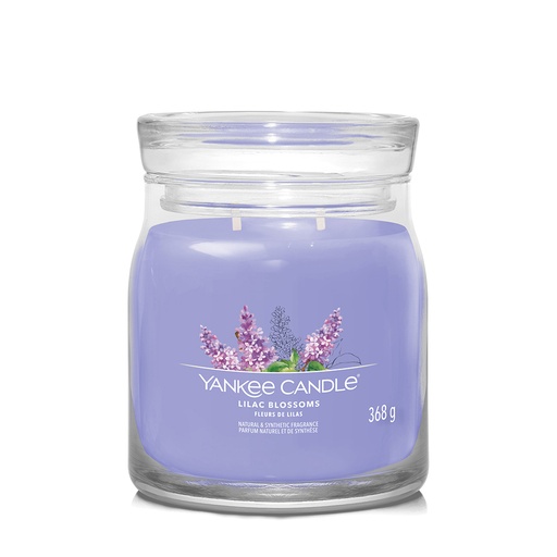 [23-004D7Y] Bougie jarre jardin aux lilas YANKEE CANDLE - Moyen modèle