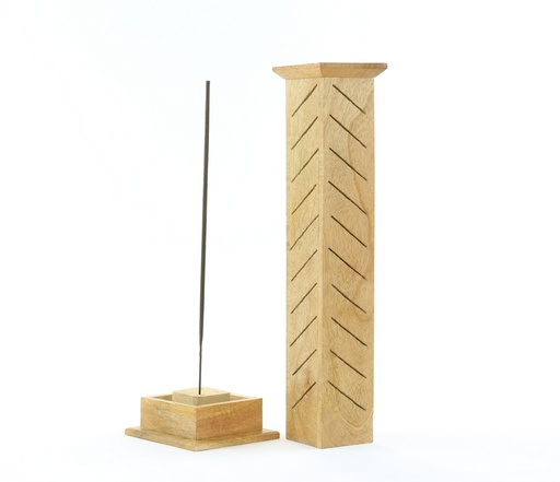 [25-003R81] Support bâton colonne bois clair GALEO