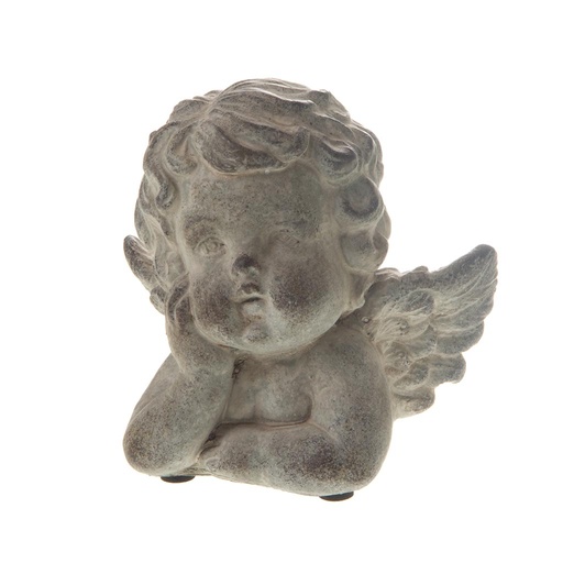 [3P-004EFP] Objet décoratif statue ange naturel AMADEUS - 12.5cm
