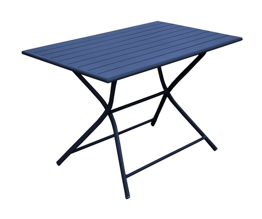 [30-00436Y] Table pliable guéridon cery bleu PROLOISIRS - 110cm