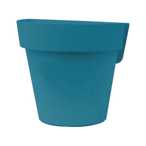 [1-004ET6] Pot up avec réserve d'eau bleu EURO3PLAST - Ø25cm